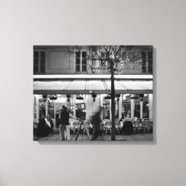 Cool Parisian lifestyle en cultuur Canvas Afdruk