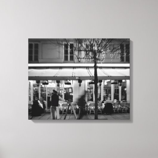 Cool Parisian lifestyle en cultuur Canvas Afdruk (Voorkant)