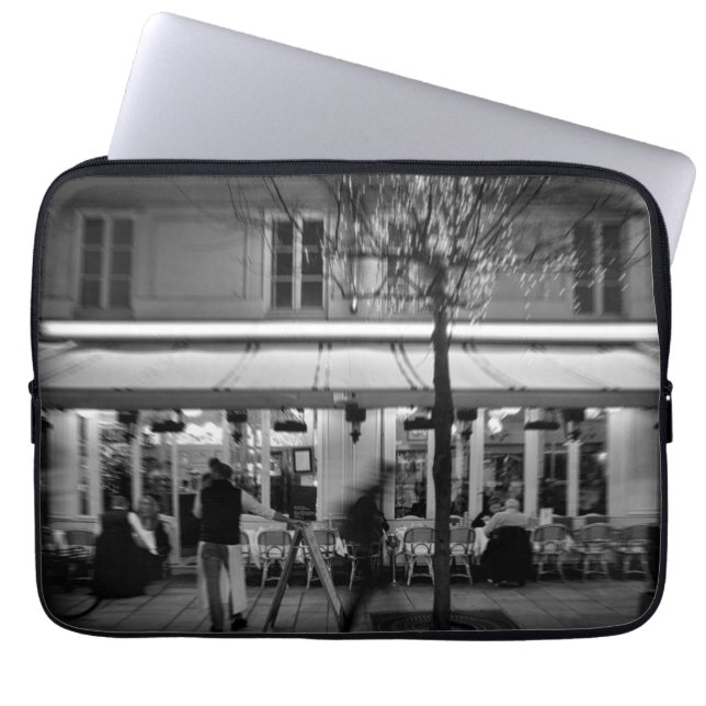 Cool Parisian lifestyle en cultuur Laptop Sleeve (Voorkant)