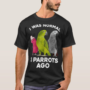 Cool Parrot Art voor Mannen Vrouwen Kaketoe Cockat T-shirt