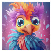 Cool Parrot Keep of ontwerp je eigen Tegeltje (Voorkant)