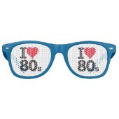 Cool Party 80's Retro Zonnebril (Voorkant)