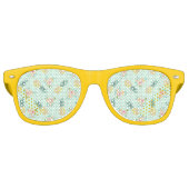 Cool Party Ananas Retro Zonnebril (Voorkant)
