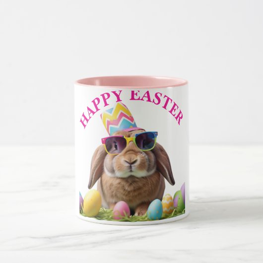 Cool Party Bunny met zonnebril Mok (Midden)