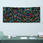 Cool Party Paint Splashes 2.5x6 Vinyl Banner -> Ko (Beurs)