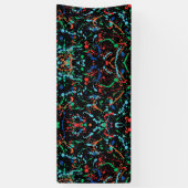 Cool Party Paint Splashes 2.5x6 Vinyl Banner -> Ko (Verticaal)