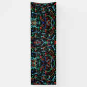 Cool Party Paint Splashes 2.5x8 Vinyl Banner (Verticaal)