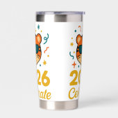 Cool Party Tiger Geïsoleerde Drinkbeker (Links)