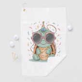 Cool Party Turtle Golfhanddoek (Insitu)