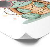 Cool Party Turtle Poster (Hoek)