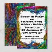 Cool Party Uitnodigingen (Voorkant / Achterkant)