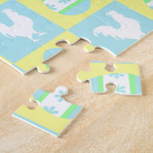 Cool Pasen Schaakbord Patroon Haan Eieren Legpuzzel (Zijkant)