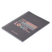 Cool Pastels Dingen die ik niet hardop kan zeggen  Notitieboek (Linkerzijde)