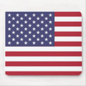 Cool Patriotic American Custom US Flag Design Muismat (Voorkant)