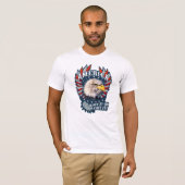 Cool Patriotic American Nationalism T-shirt (Voorkant volledig)