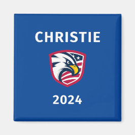 Cool Patriottische Chris Christie 2024 Verkiezings Magneet