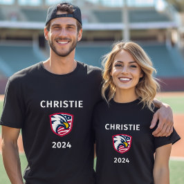 Cool Patriottische Chris Christie 2024 Verkiezings T-shirt