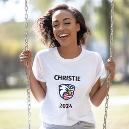 Cool Patriottische Chris Christie 2024 Verkiezings T-shirt