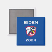 Cool Patriottische Joe Biden 2024 Verkiezing Eagle Magneet (Voorkant / Achterkant)