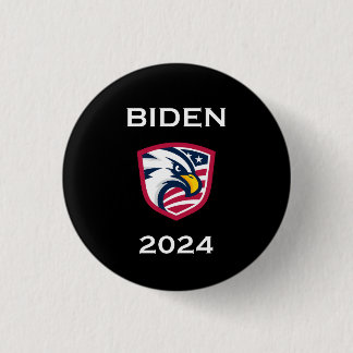 Cool Patriottische Joe Biden 2024 Verkiezing Eagle Ronde Button 3,2 Cm