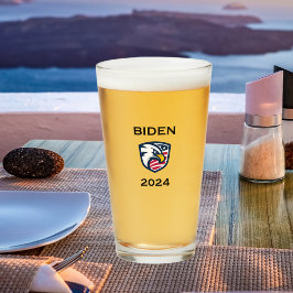 Cool Patriottische Joe Biden 2024 Verkiezingsadela Glas