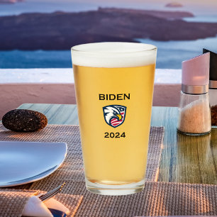 Cool Patriottische Joe Biden 2024 Verkiezingsadela Glas
