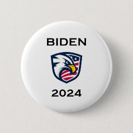 Cool Patriottische Joe Biden 2024 Verkiezingsadela Ronde Button 5,7 Cm
