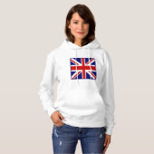 Cool Patriottische Union Jack Hoodie (Voorkant volledig)