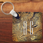 Cool patroon unieke tekst sleutelhanger (Voorkant)