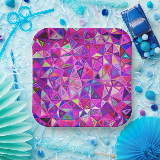 Cool Pattern Papieren Bordje (Feest)