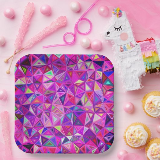 Cool Pattern Papieren Bordje (Feest)