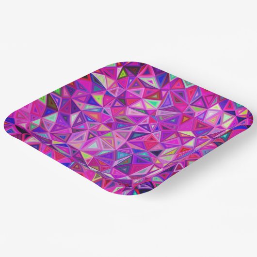 Cool Pattern Papieren Bordje (Gebogen)