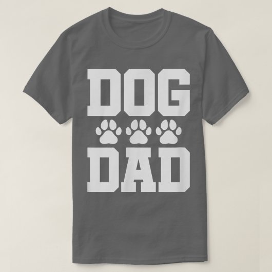Cool Paw dog breed dad T-shirt (Design voorkant)