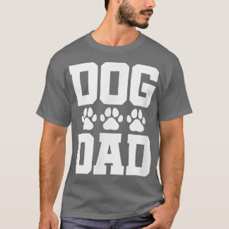 Cool Paw dog breed dad  T-shirt