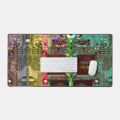 Cool PCB Electronic Computer Tech Printed Circuit Bureaumat (Keyboard & Muis)