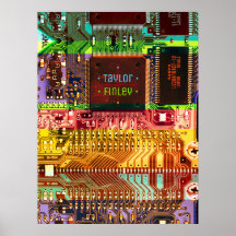 Cool PCB Electronic Computer Tech Printed Circuit