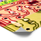 Cool PCB Electronic Computer Tech Printed Circuit Poster (Hoek)