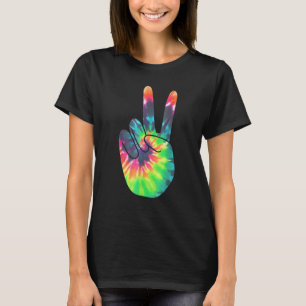 Cool Peace Hand Tie Dye Voor Jongens En Meisjes 1 T-shirt