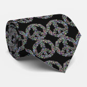 Cool Peace-symbool Stropdas (Opgerold)