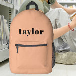 Cool Peach Modern Minimalistisch Eenvoudig Stijlvo Bedrukte Rugzak<br><div class="desc">Introductie van de Cool Peach Modern Minimalist Simple Stylish Trendy Printed Backpack—een veelzijdig en gepersonaliseerd accessoire voor verschillende behoeften. Deze rugzak is perfect voor back-to-school benodigdheden, waardoor het een uitstekende keuze is voor zowel docenten als studenten. Ontworpen met een moderne en minimalistische esthetiek, valt deze rugzak op met zijn trendy...</div>