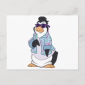 Cool Penguin Briefkaart (Voorkant)