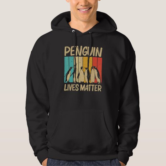 Cool Penguin For Men Women Emperor Penguin Bird Hoodie (Voorkant)