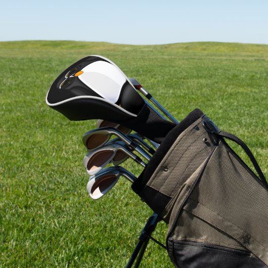 Cool Penguin Golfheadcover (Insitu)
