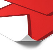 Cool Penguin Holding Ice Cream Poster (Hoek)