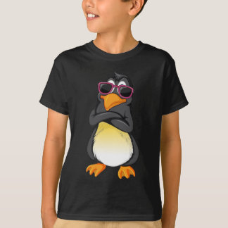 Cool Penguin Kind Basic Zwart T-shirt