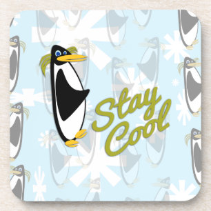 Cool Penguin Pal Bier Onderzetter