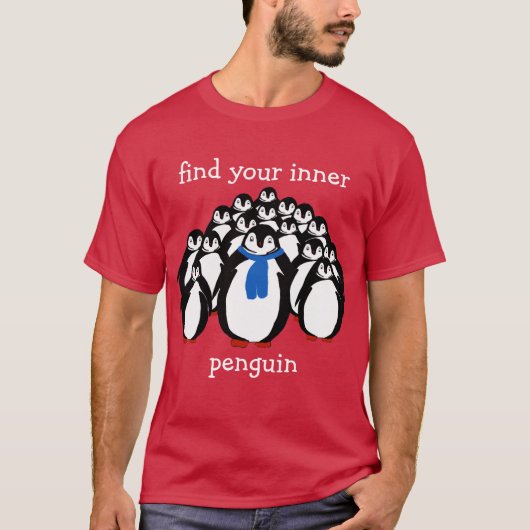 Cool Penguin T-shirt (Voorkant)
