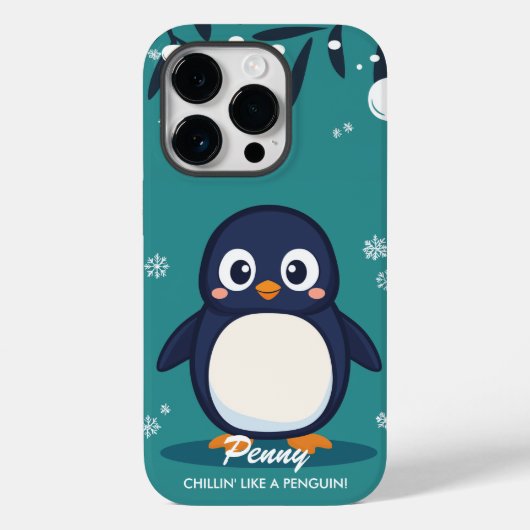 Cool Penguin Vibes - Schattigee & gezellige charme Case-Mate iPhone Case (Achterkant)