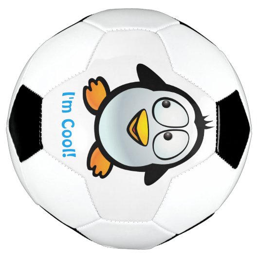 Cool Penguin Voetbal (Gedraaid)
