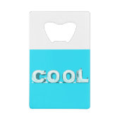 Cool Penguins Creditkaart Flessenopener (Voorkant)